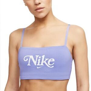 Nike Women's Lavender Sportswear Logo Light-Support Sports Bra size XS